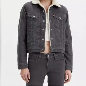 Levi’s Black Denim Sherpa Jacket